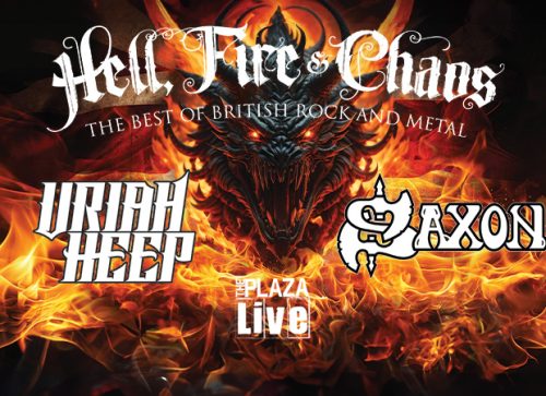 Uriah Heep and Saxon - Hell Fire and Chaos The Best of British Rock and Metal Tour