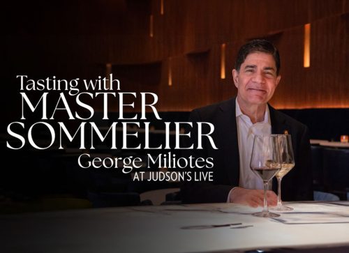 Tasting with Master Sommelier, George Miliotes at Judson’s Live