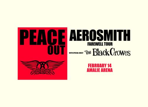 Aerosmith PEACE OUT The Farewell Tour with The Black Crowes