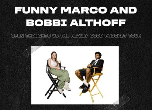 Funny Marco & Bobbi Althoff: Open Thoughts vs Really Good Podcast Tour