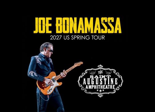 Joe Bonamassa 2027 US Spring Tour at St. Augustine Amphitheatre